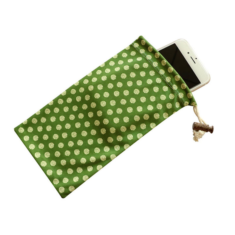 Borsa per telefono in microfibra rivestita morbida 160-230 gm 80% poliestere 20% poliammide O 100% poliestere