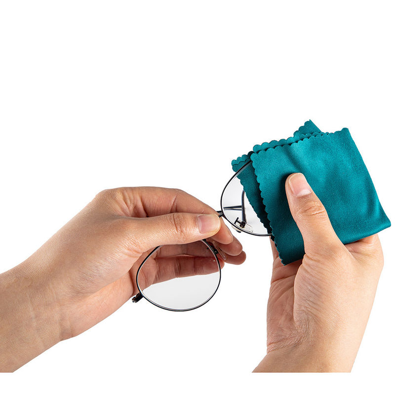 210gm Microfibra Occhiali Tissu colore personalizzato Riutilizzabile per lenti fotocamera